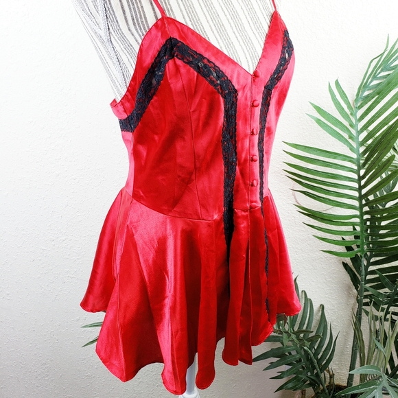 Victoria's Secret Other - Vintage Victoria's Secret Gold Label Red Slip Cami